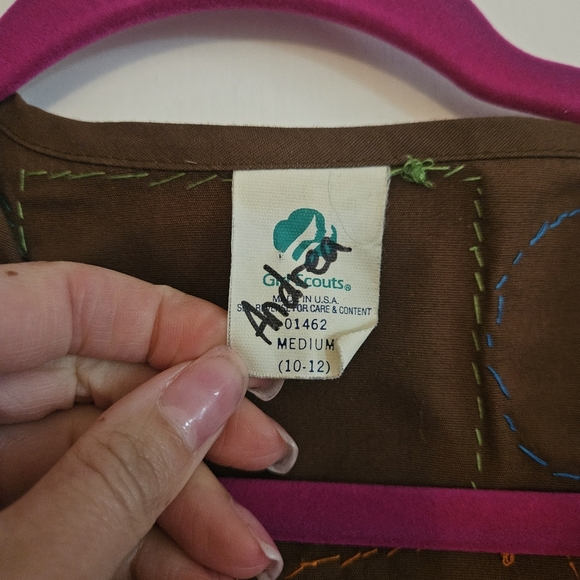Vintage Brownies Girl Scout Vest With MANY Patches - Picture 3 of 4